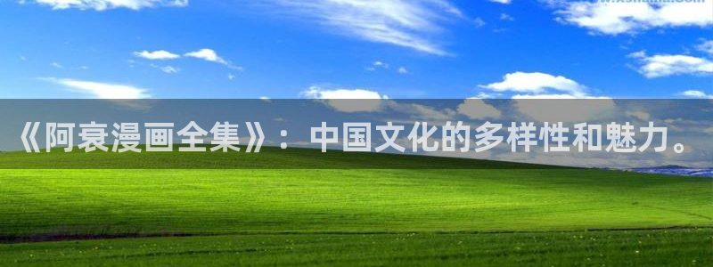 奇漫屋画免费漫画下拉式：《阿衰漫画全集》：中国文化的多样性和魅力。